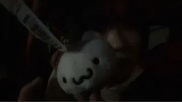 화이트 웃는 얼굴 봉제 인형 소형