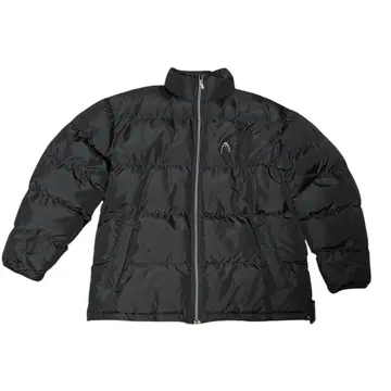 HEAD 헤드 다운 자켓 원포인트 로고 긴팔 블랙 M 사이즈