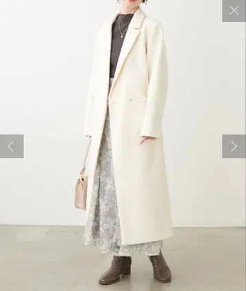 natural couture 골격 스트 분들을 위한 깔끔한 롱 코트