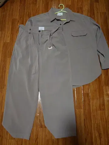 LILL 셋업 빅 실루엣 셔츠 자켓 와이드 팬츠