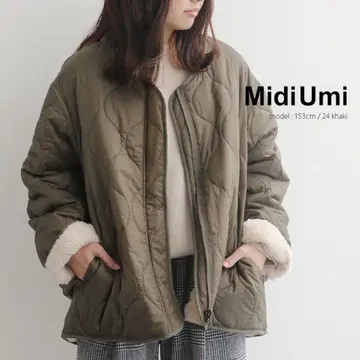 Midiumi 리버서블 퀼팅 자켓