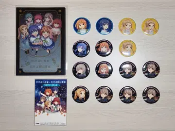 사랑하는 소행성 2호선 콜라보 캔뱃지 티켓 클리어 파일 엽서