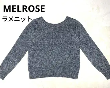 MELROSE 멜로즈 라메 니트 그레이