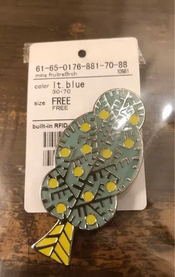 미나 페르호넨 브로치 후르츠 트리 블루