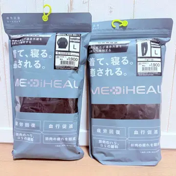 워크맨 MEDIHEAL 메디힐 룸웨어 L 긴팔 블랙