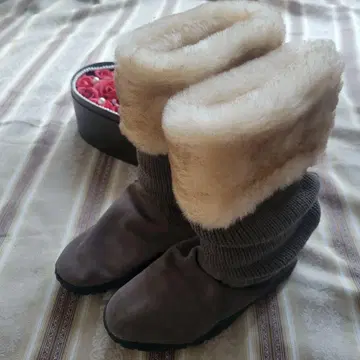 브라운 어그 부츠