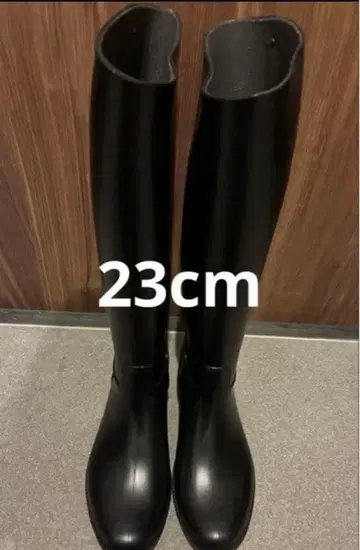 [ 새상품급 ] 메듀즈 레인부츠 롱 부츠 36 (23cm) 블랙 여성용