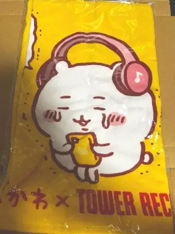 치이카와 x TOWER RECORDS 페이스 타월