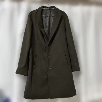 COMME CA ISM 체스터 코트 L 다크 그레이