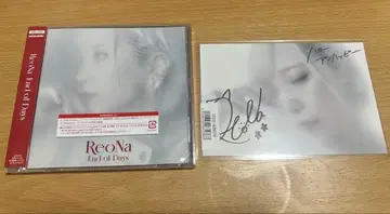 ReoNa 친필 사인 엽서 End of Days 일반ver 초회 사양