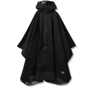 Wpc./KiU, 더블유피씨키우 레인 판초 - 데일리 블랙