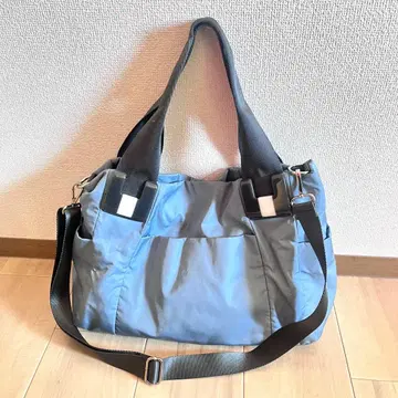 ear PAPILLONNER 블루 그레이 2way 토트백