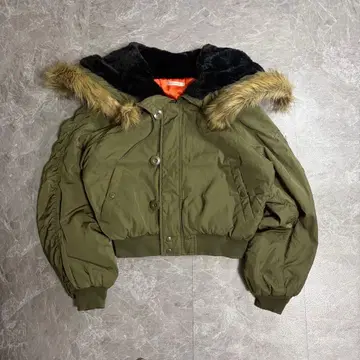 y2k 00s archive 플라이트 자켓 퍼 N2B 단장