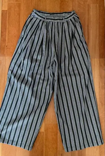 니코앤드 스트라이프 와이드 팬츠