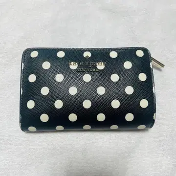 kate spade 도트 무늬 접이식 지갑