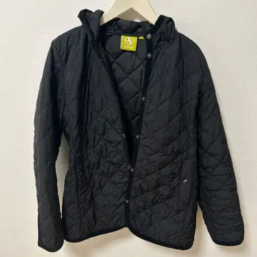 AIGLE 블랙 퀼팅 자켓 M