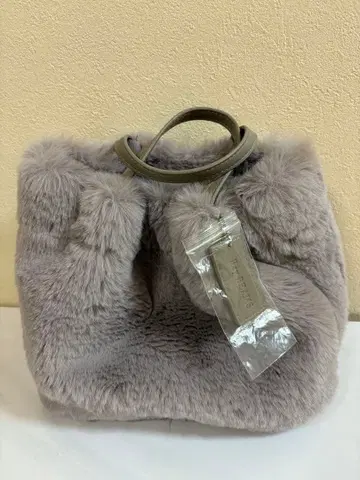 미사용 새상품 레이빔즈 RayBEAMS 인조 모피 백 리버서블