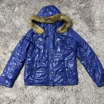 퍼 달린 다운 자켓 아우터 archive opium 헤이세이 y2k