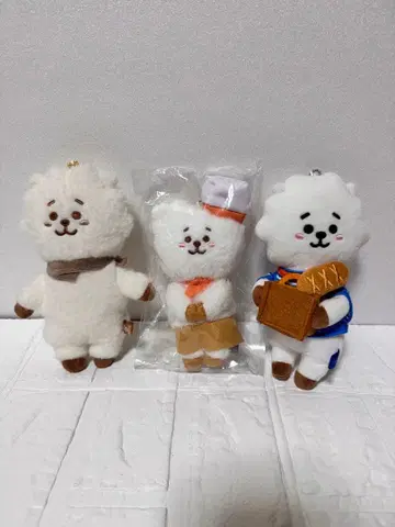 BT21 RJ 봉제 인형 키체인 3개 세트