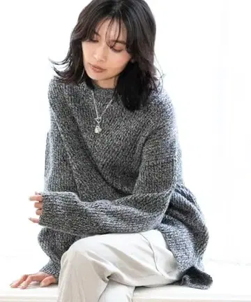 BARNYARDSTORM 밴야드 스톰 바이아스 패턴 니트