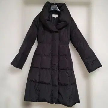 PECA 블랙 M 후드 부착 다운 자켓