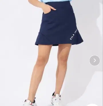2025년 휠라 스커트 메쉬 스커트 네이비 S