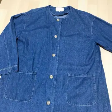 에카 소포 데님 코트 스프링 프리 L부터 LL 사이즈 롱 코트