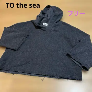 To the sun 그레이 후드 부착 후드티