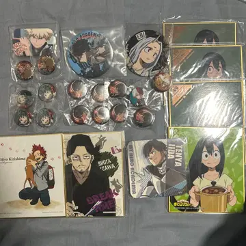 히로아카 아스이 츠유 등 캔뱃지 세트