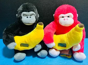 우호우호 고릴라 고리군 봉제 인형 시계 2종 세트