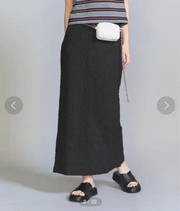 뷰티&유스 유나이티드 애로우즈 셔링 타이트 스커트