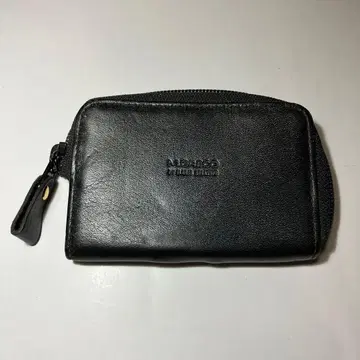 M.GRECO 마리그레코 가죽 블랙 코인 케이스