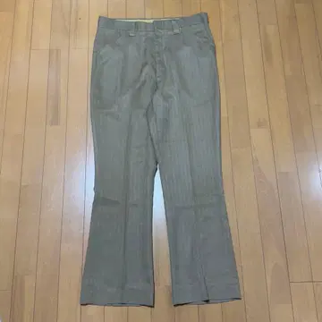 60s 플레어 슬랙스 와이드 슬랙스 TALON 지퍼 HBT 빈티지