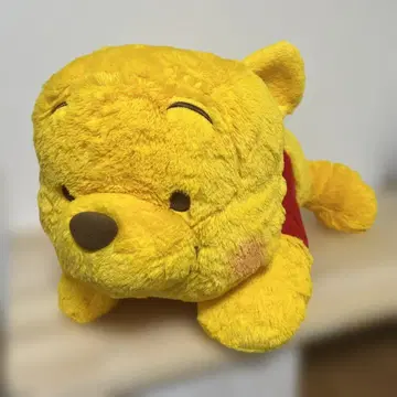 [ 새상품 ] 곰돌이 푸 빨간 볼 그랑데 봉제 인형 SEGA 디즈니