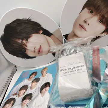 나니와단시 응원봉 팜플렛 타월 부채