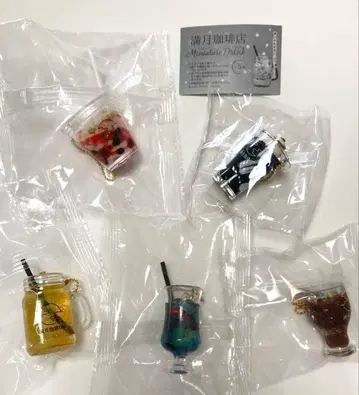 보름달 커피점 미니어처 드링크