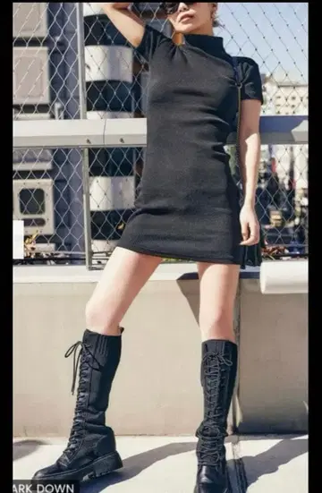 GYDA 니트 도킹 인솔 워크 부츠