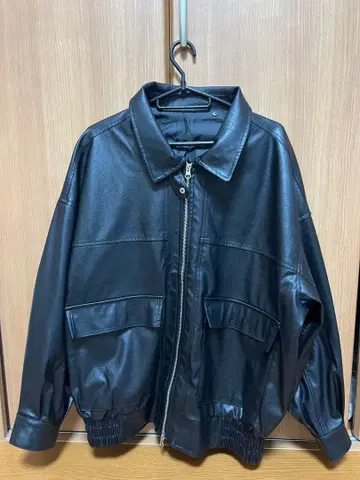 WEGO 블랙 2WAY 퍼 자켓