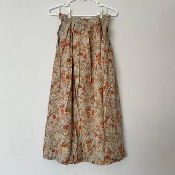 롱 스커트 꽃무늬 구제 의류 빈티지