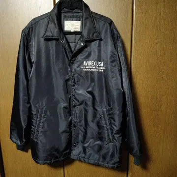SIZE [ 2XL ] AVIREX 블랙 점퍼