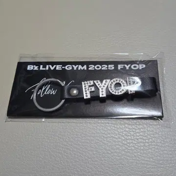 B'z LIVE-GYM 2025 FYOP 키링 블랙