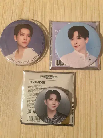 SEVENTEEN 조슈아 캔뱃지 세트