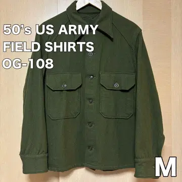 50's FIELD SHIRTS M US ARMY OG-108