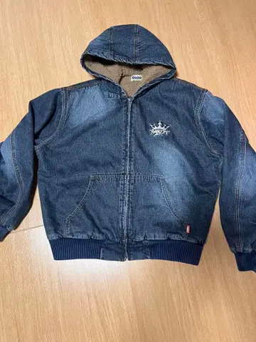 후드 부착 데님 자켓 NINJAH