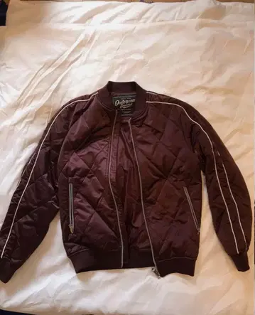 ZARA MAN 퀼팅 블루종 봄버 자켓 퍼플