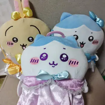 귀여운 봉제 인형 세트 하치와레 토끼