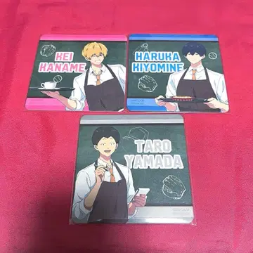 망각 배터리 청봉하류화 요가이 야마다 타로 콜라보 카페 코스터