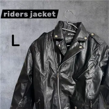 [ 미사용 새상품 ] 더블 라이더 자켓 블랙 L 사이즈