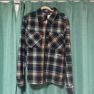 ZARA 체크 무늬 릴랙스핏 자켓 L