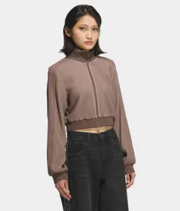 [ 오늘만 한정 가격 ] adidas 크롭 트랙 탑 저지 와플 니트